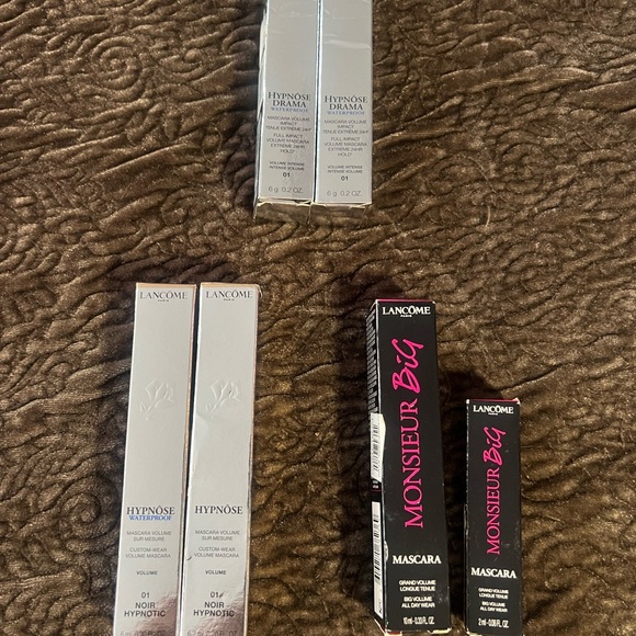 Lancôme Hypnose Black Mascara New Lot of 6 - Picture 1 of 15